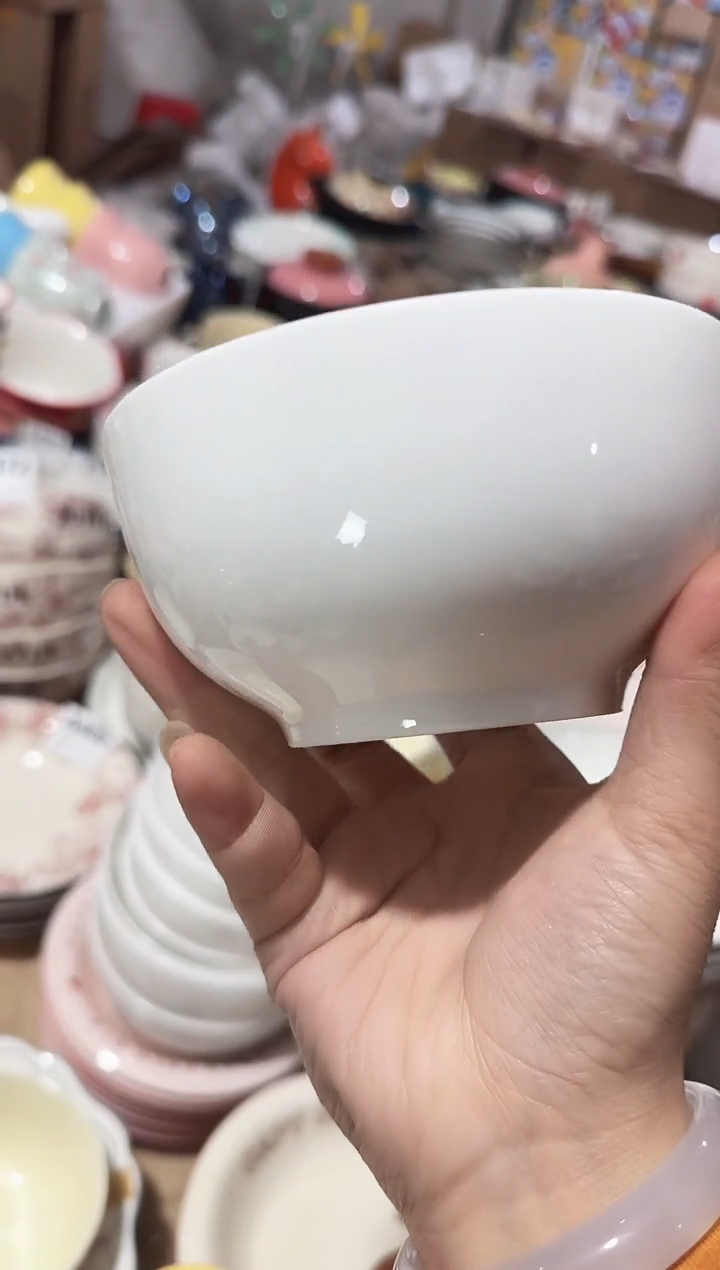 【5寸★4个】黑点针眼属正常陶瓷都有介意慎拍微瑕破损包赔