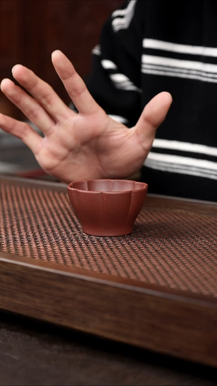 茶壶紫砂底槽清 菊瓣杯