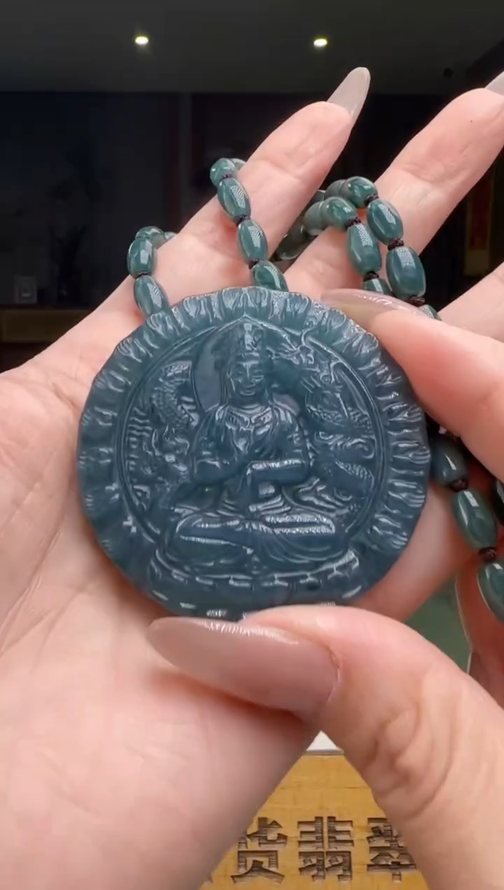 【闪购商品】翡翠吊坠(赠链)未镶嵌多样性发一YJ@@60B7J11765K