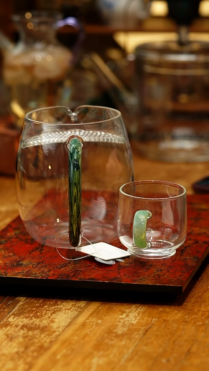 【闪购商品】禾器/澄然煮茶器（凤尾青绿）+水月杯青玉