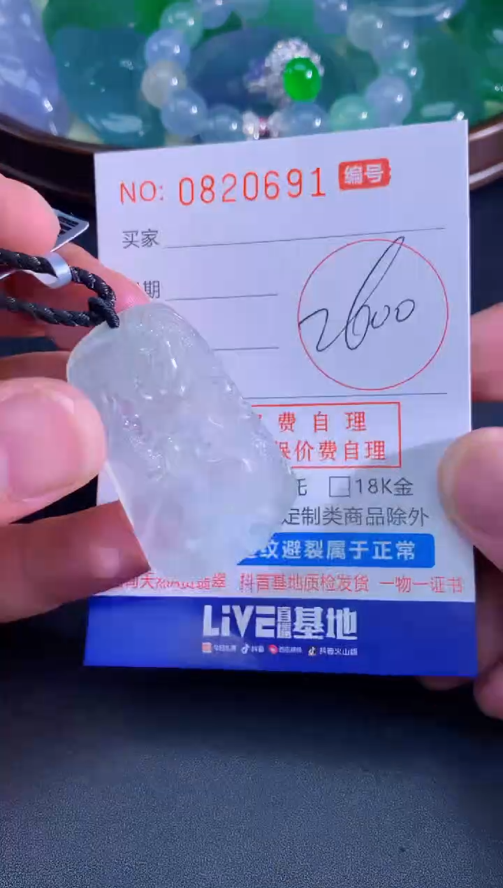 颈饰未镶嵌翡翠天然A货翡翠