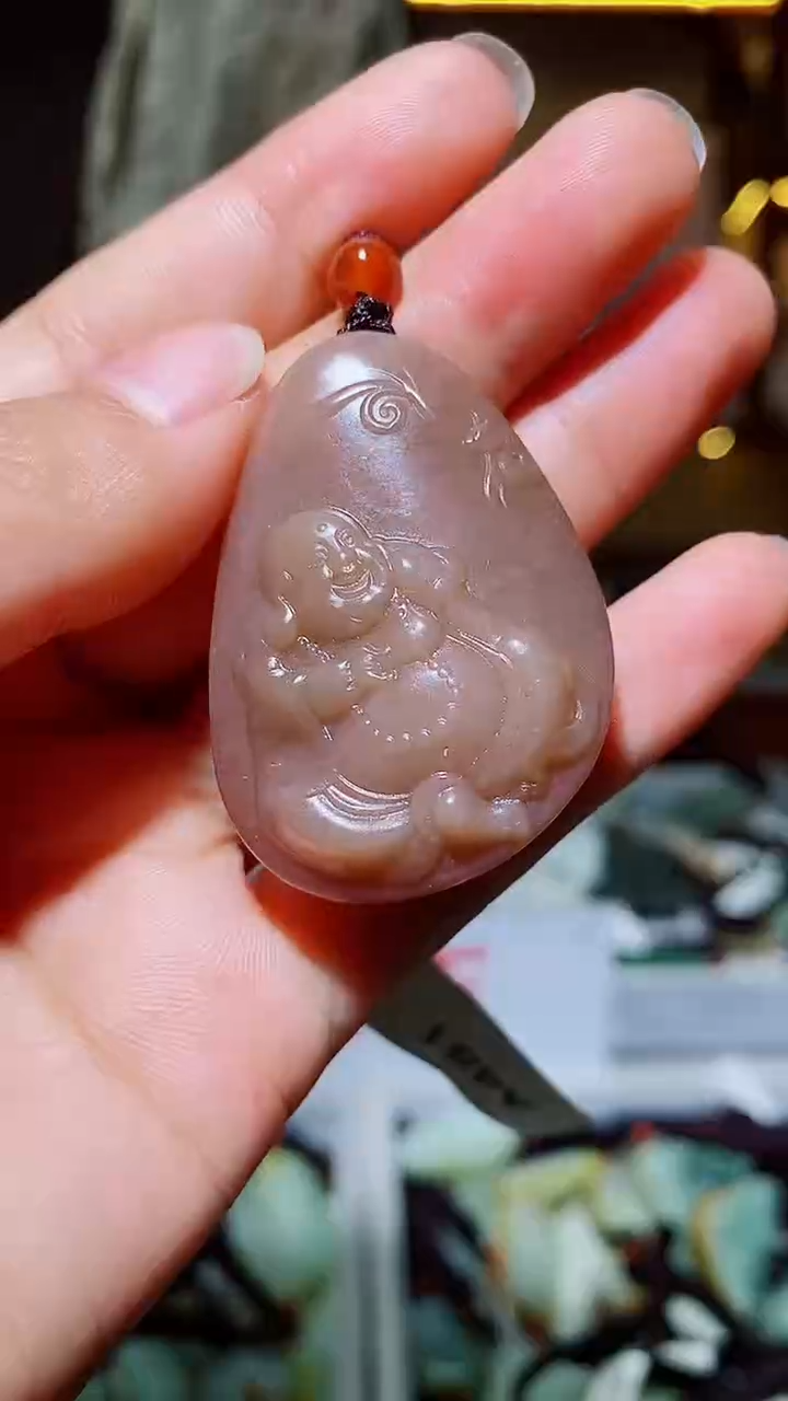 和田玉未镶嵌挂件1