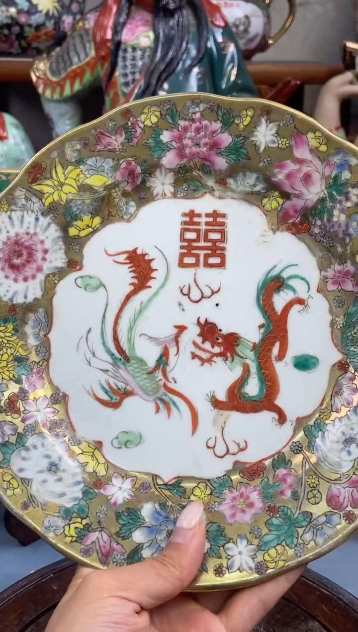 瓷片微瑕慎拍景德镇窑老厂瓷器单件