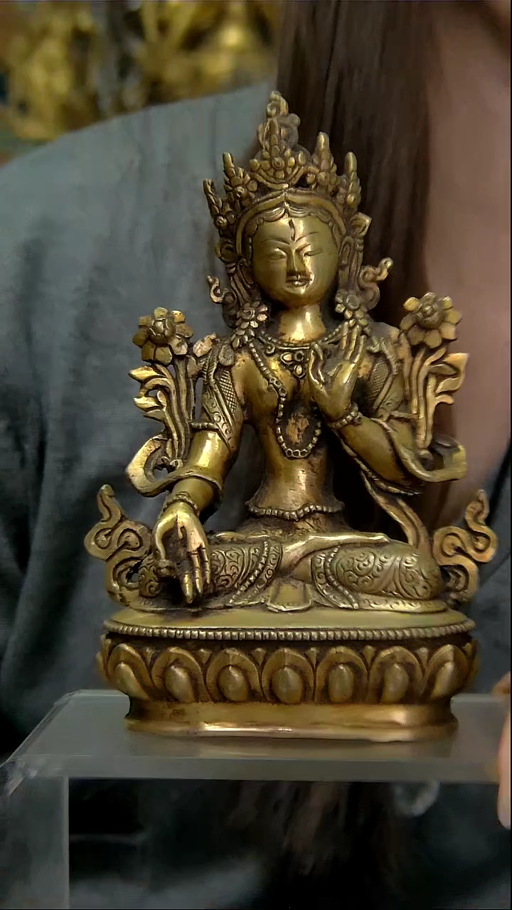 【闪购商品】白度母铜像造像铜像收藏