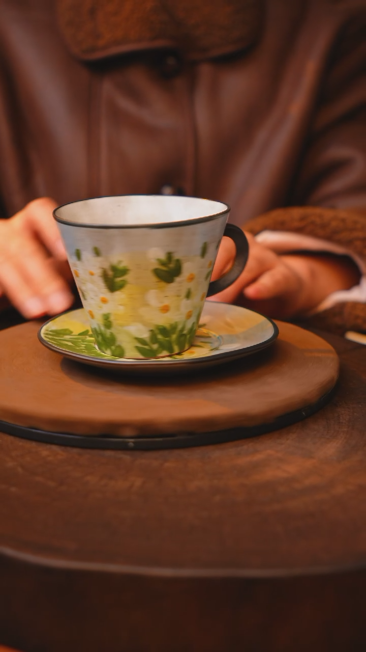 【闪购商品】瓷片景德镇手绘瓷器高温釉下彩---