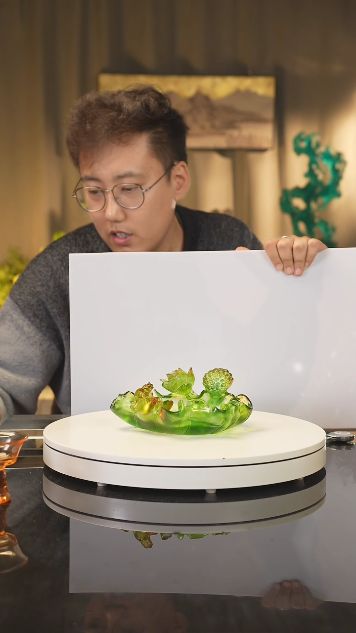 【闪购商品】雅致水晶琉璃 摆件 花器 果盘 茶酒具