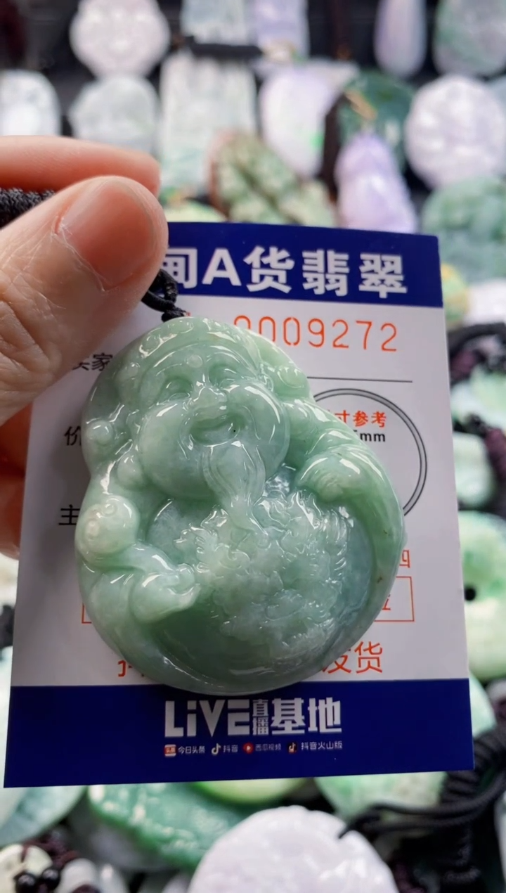 翡翠未镶嵌吊坠(不含链)1