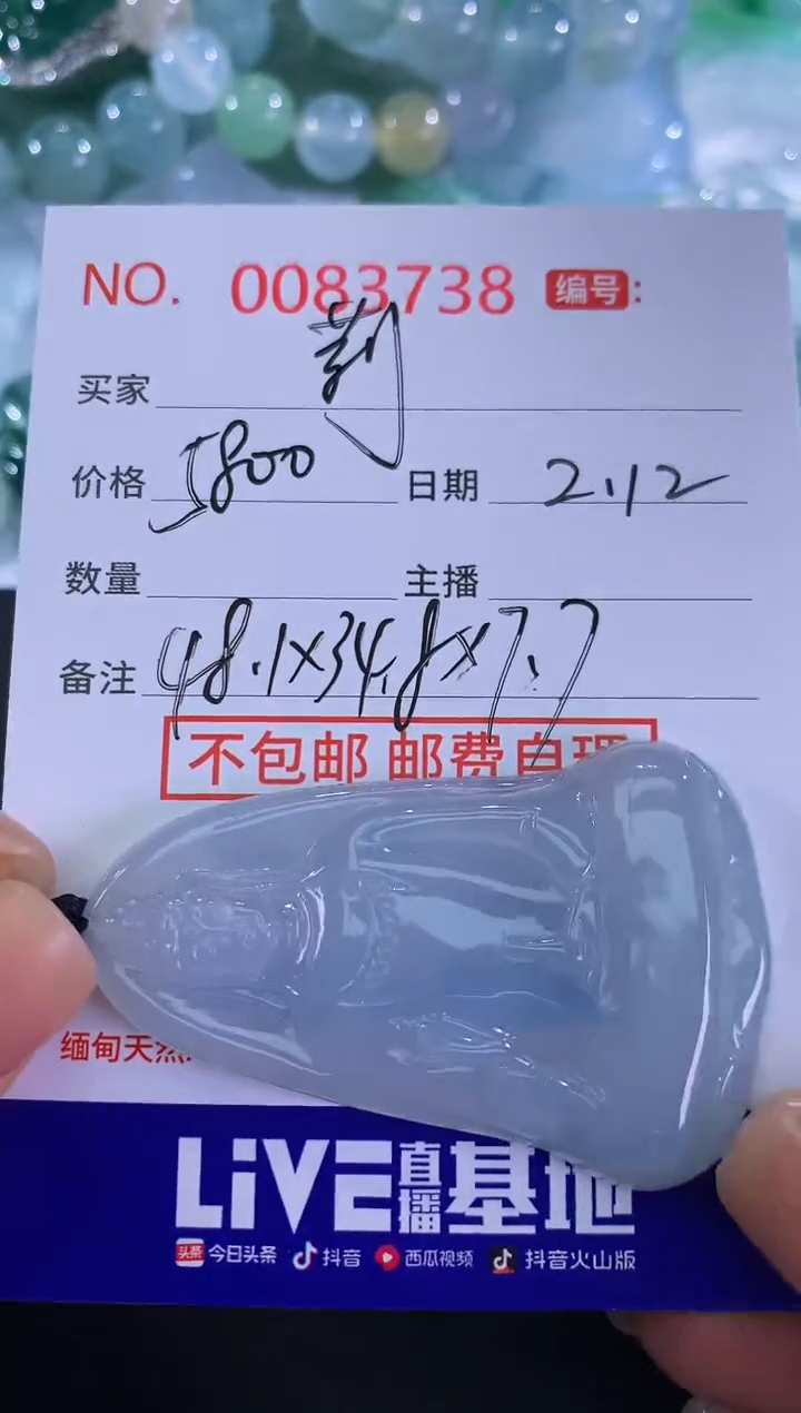 【闪购商品】翡翠颈饰未镶嵌莉