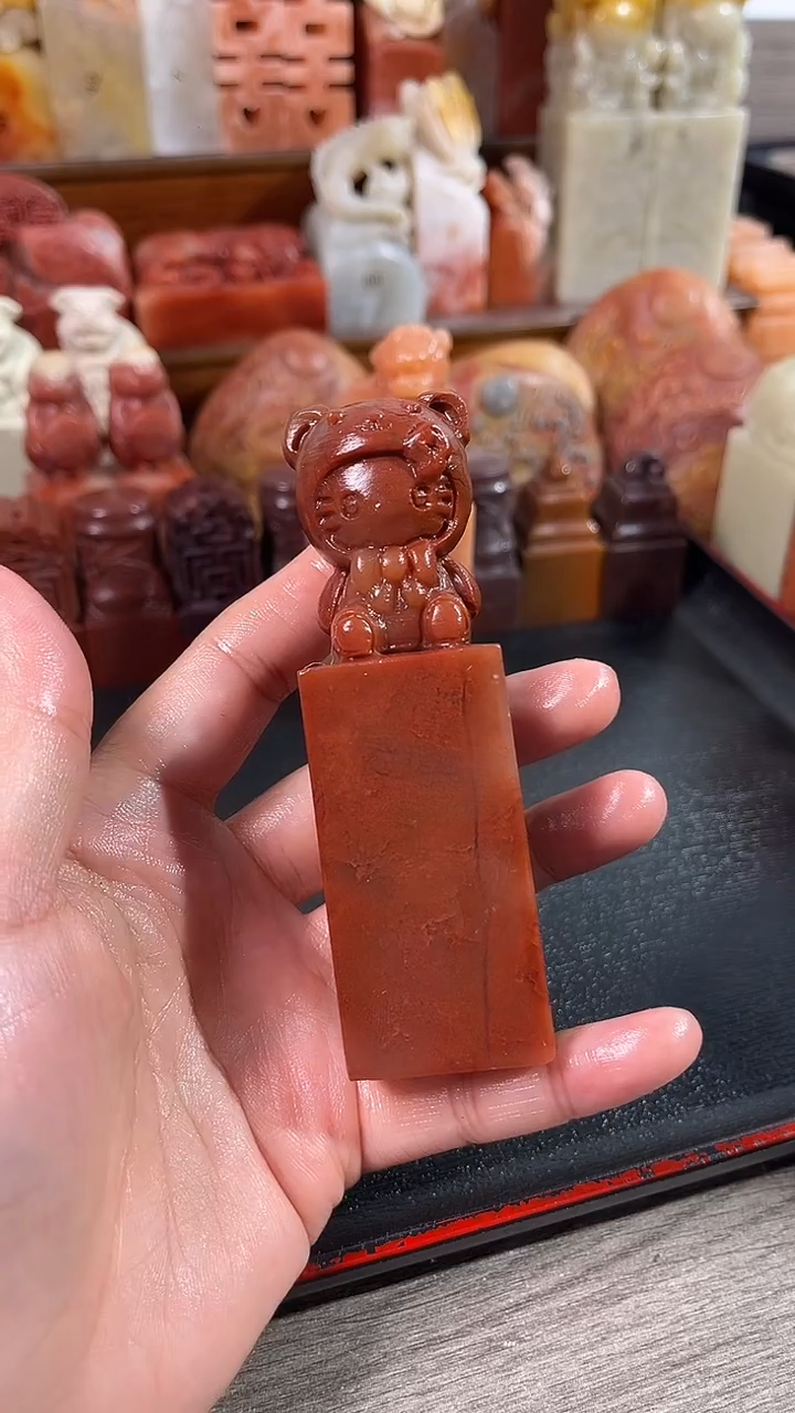 老挝石印石王*雷1个印章