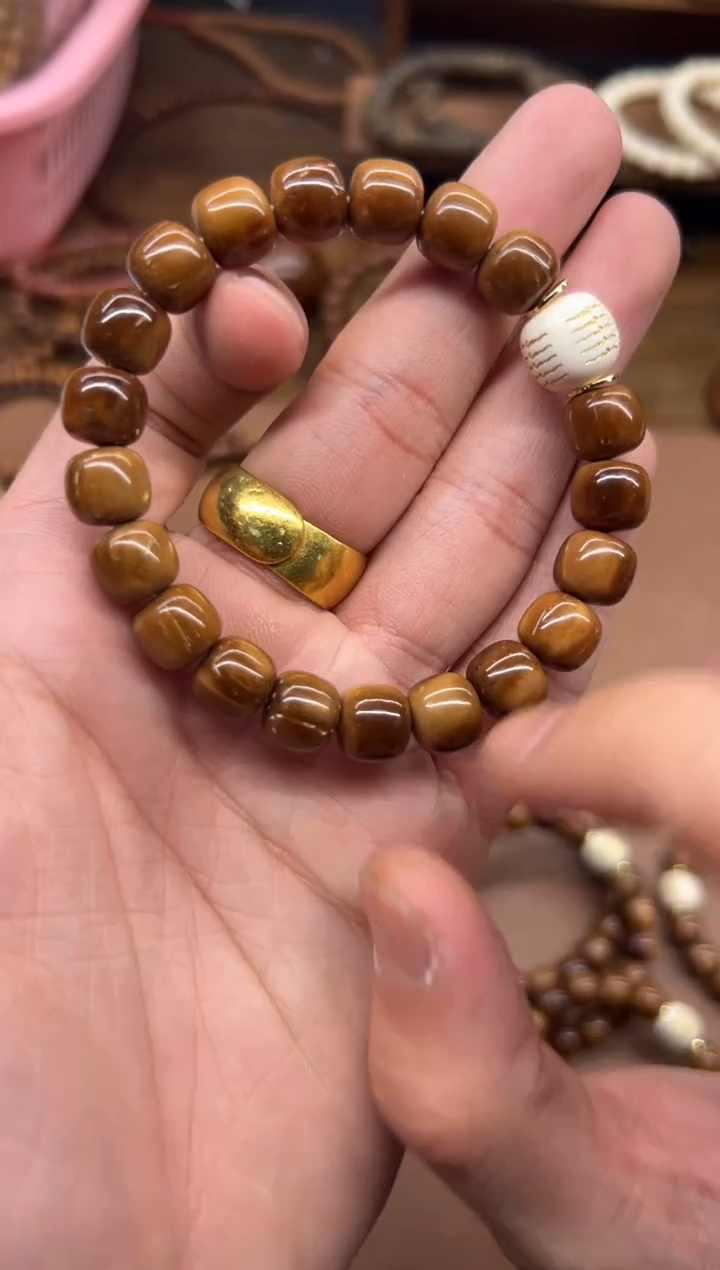 手串库克库克卡10带五条经雕刻猛犸