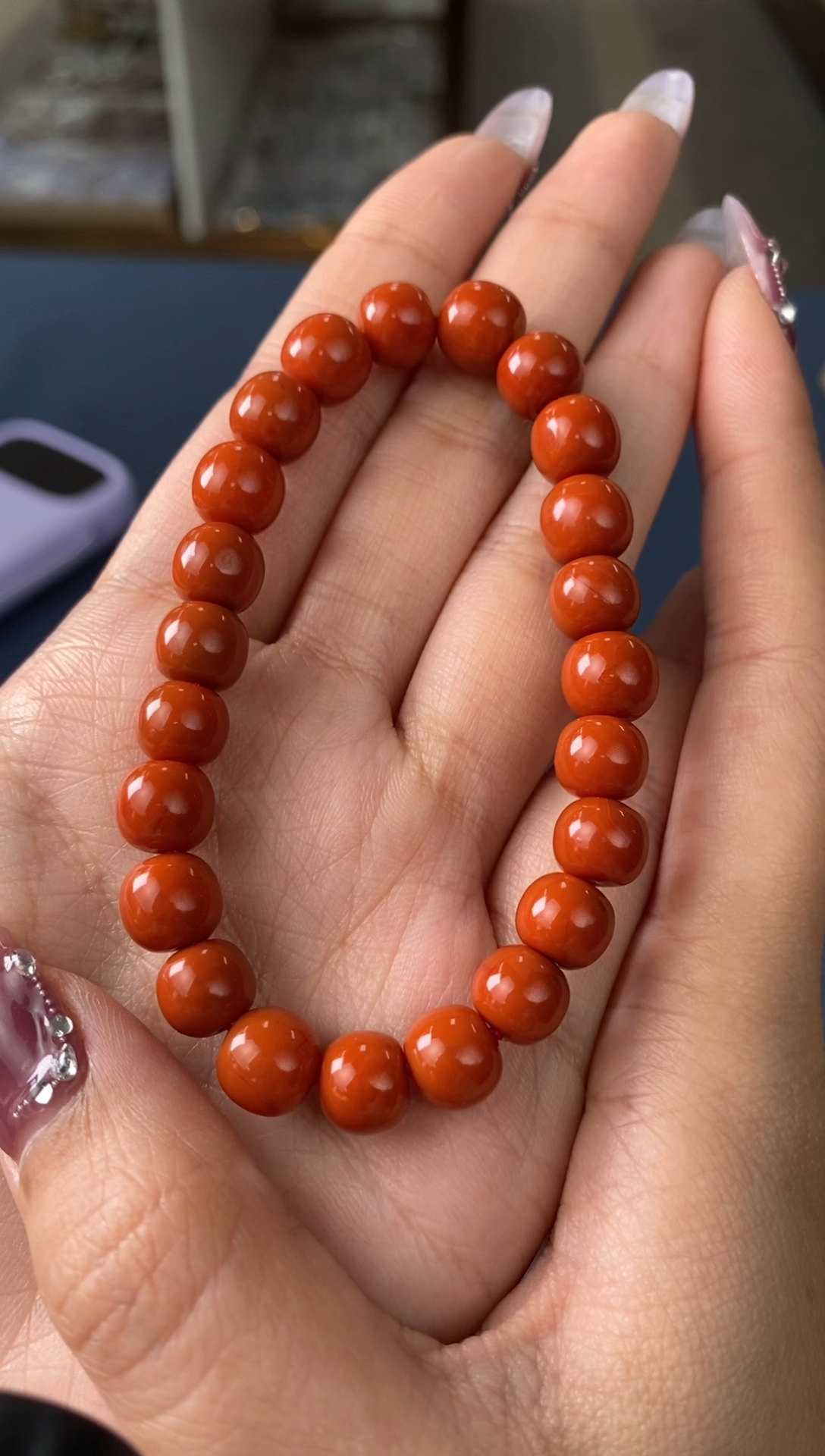 【闪购商品】南红玛瑙手串未镶嵌8+手串