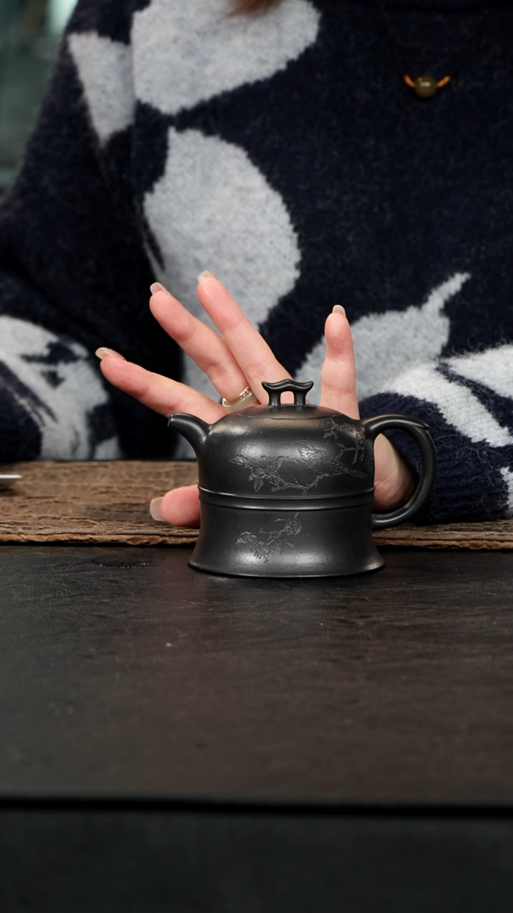 茶壶紫砂洛*全手工捂灰乐钟