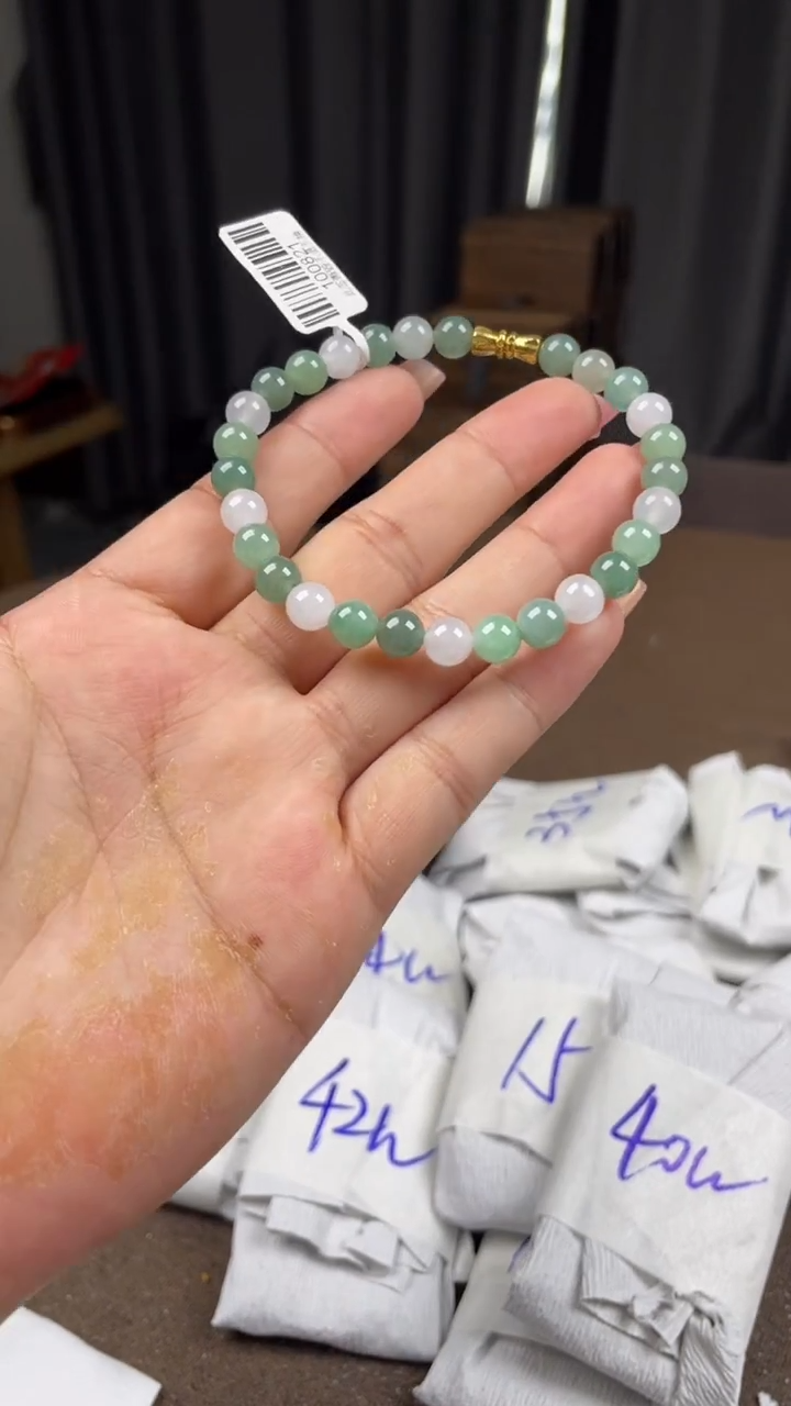 未镶嵌手链翡翠手串