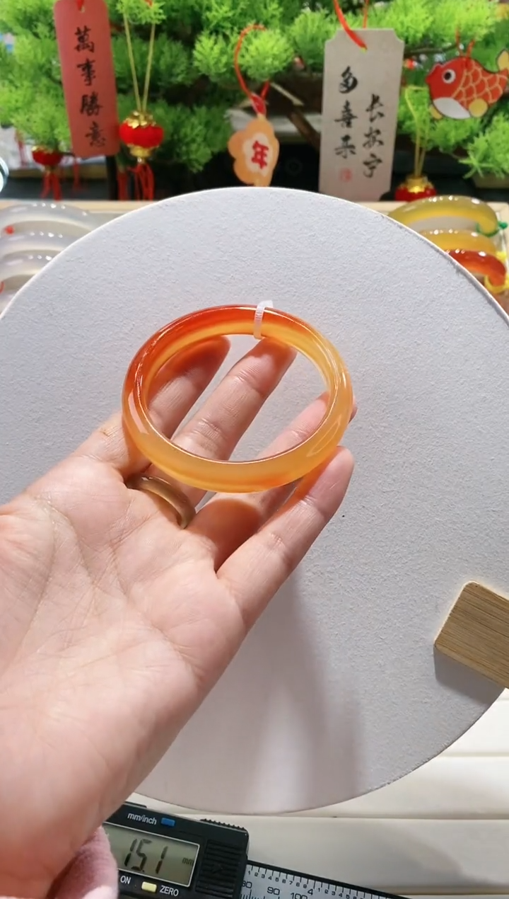 【闪购商品】玛瑙/玉髓手镯未镶嵌35-54