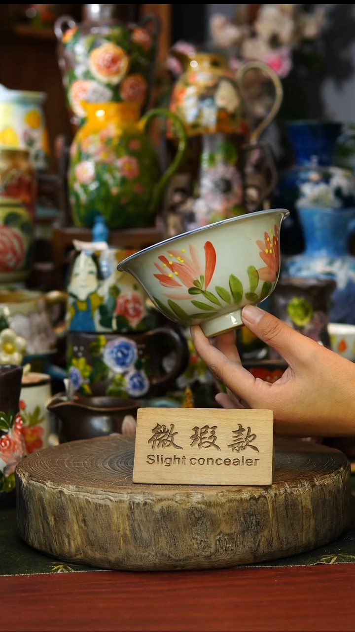 陶瓷125景德镇手工手绘釉下彩