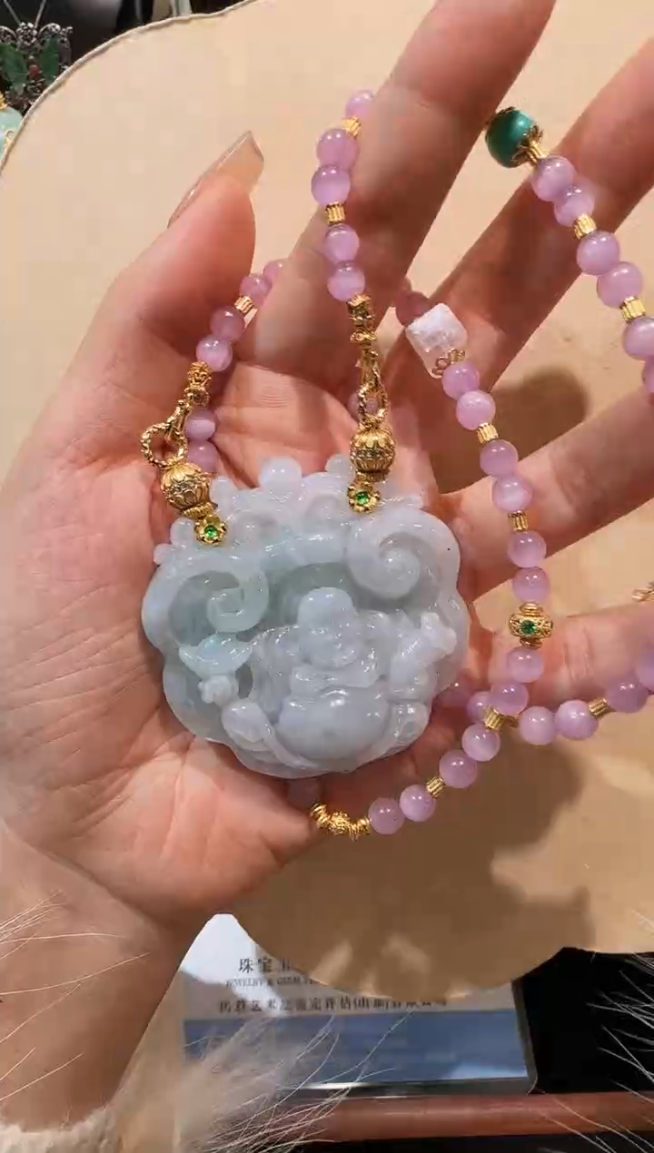 【闪购商品】翡翠颈饰未镶嵌国风