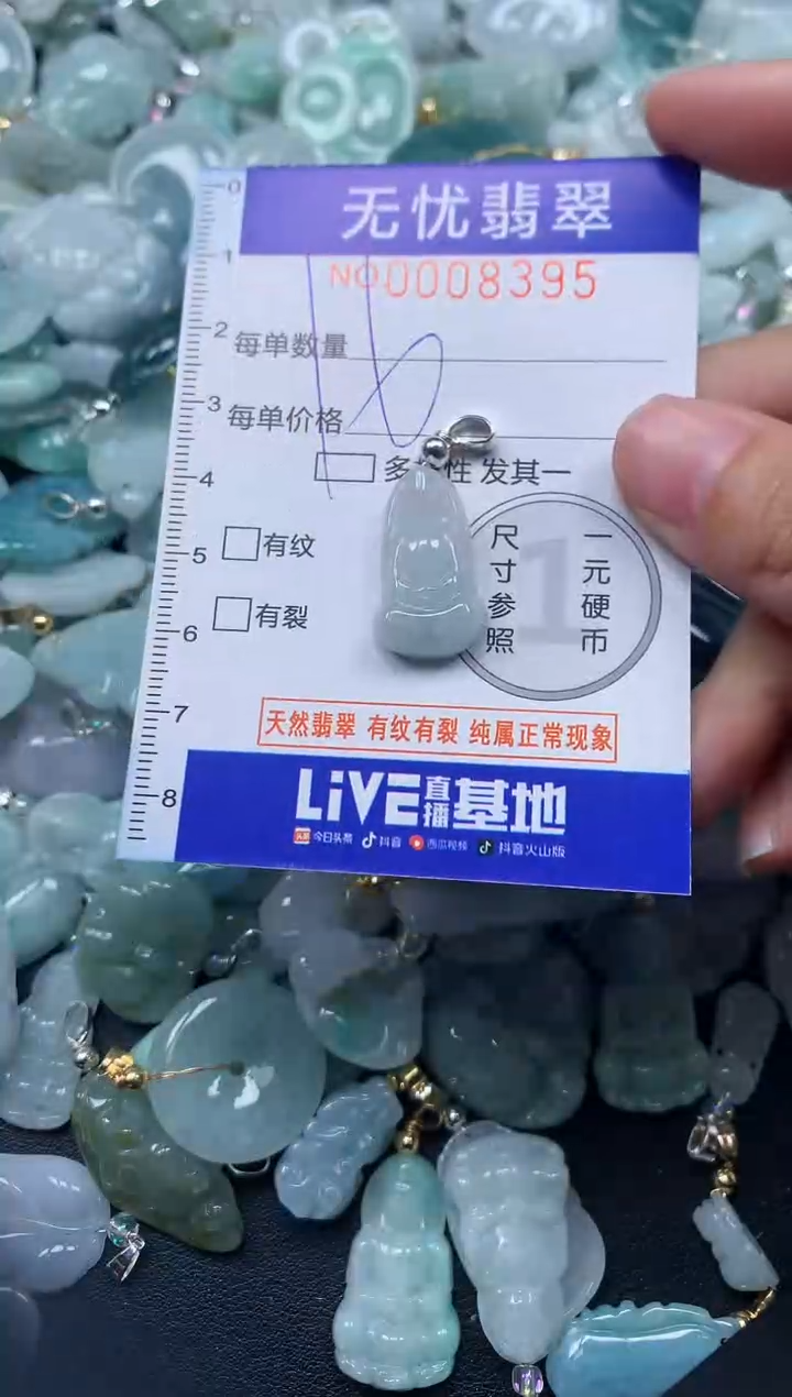 颈饰未镶嵌翡翠8395