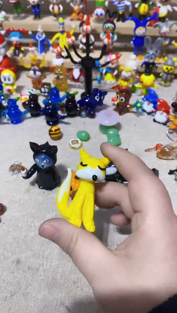 【闪购商品】琉璃手工艺品黄狐狸