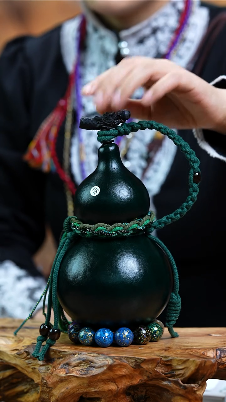 【闪购商品】116—光岳葫天然大漆酒葫芦不含漆珠