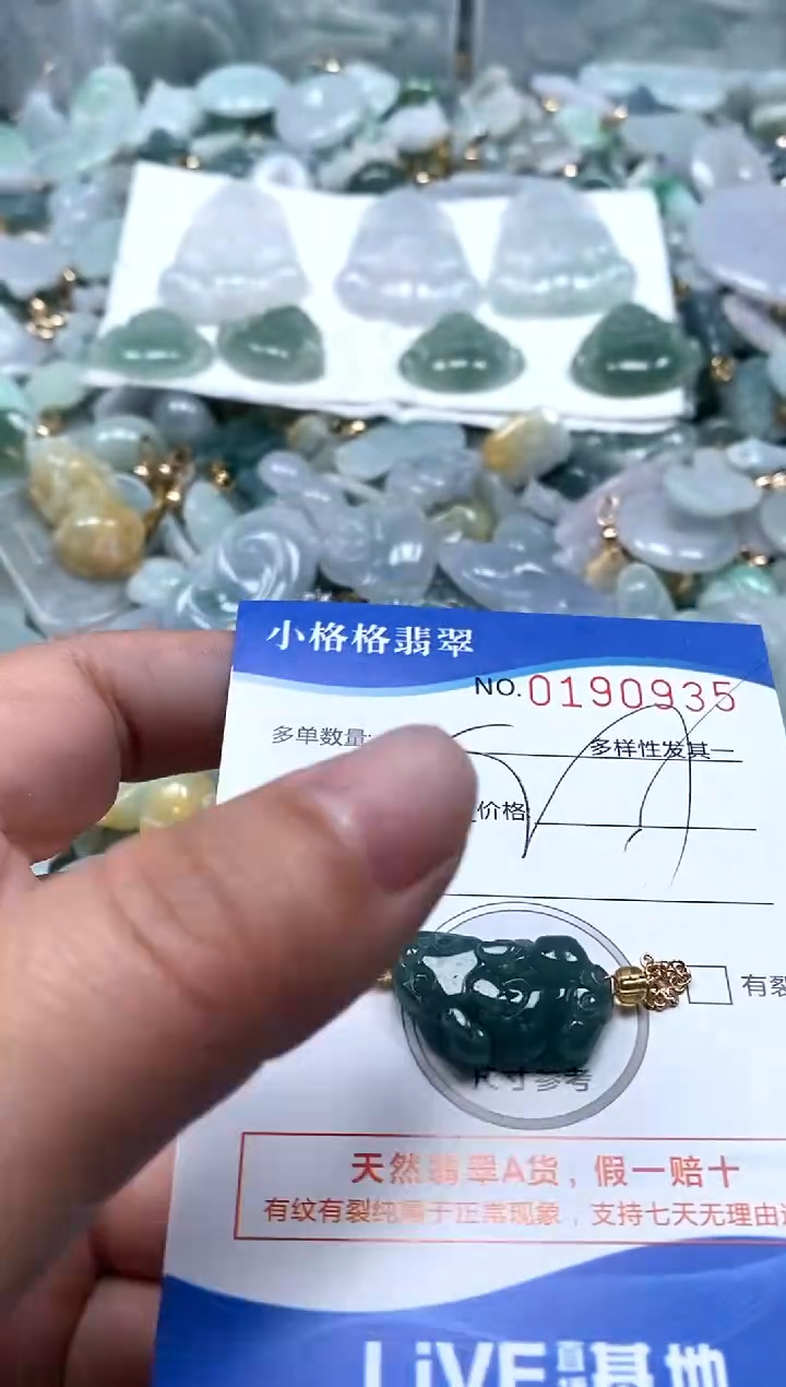 【闪购商品】翡翠颈饰未镶嵌闪购商品0190935