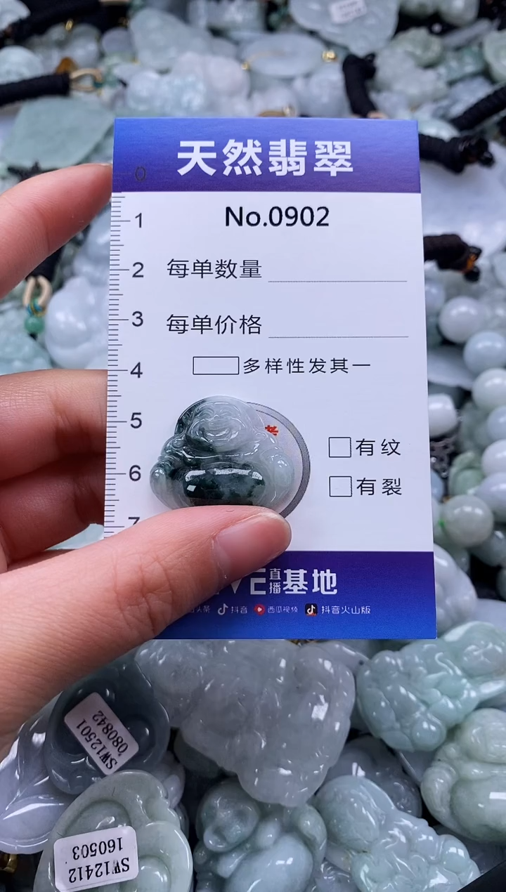 【闪购商品】翡翠颈饰未镶嵌缅甸A货翡翠0902