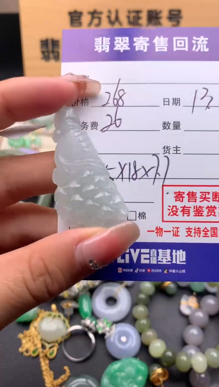 【闪购商品】翡翠颈饰未镶嵌10124442