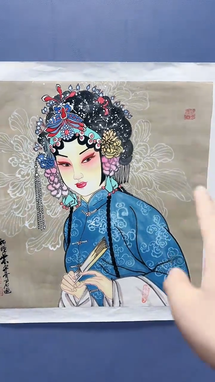 【闪购商品】绘画柳晓叶绘画4平尺戏曲人物