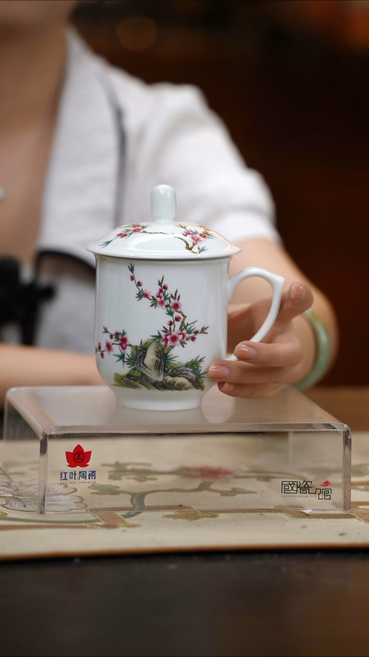 瓷1头珐琅彩最春光单杯