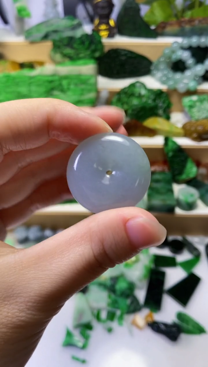 颈饰未镶嵌翡翠佩*013天然翡翠