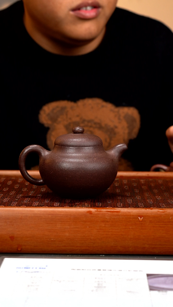 【闪购商品】紫砂茶壶CSL 天青 柿圆