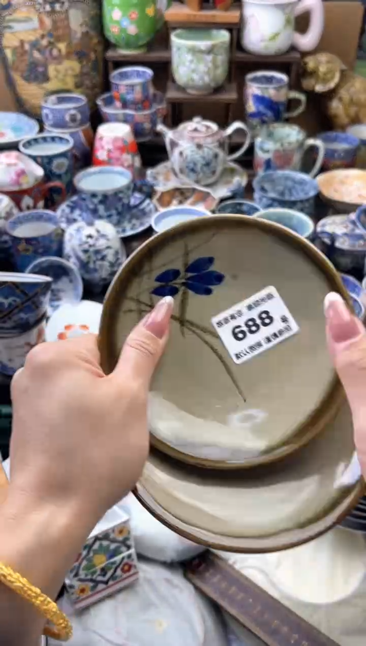 瓷片小*688号六六工艺品瓷器