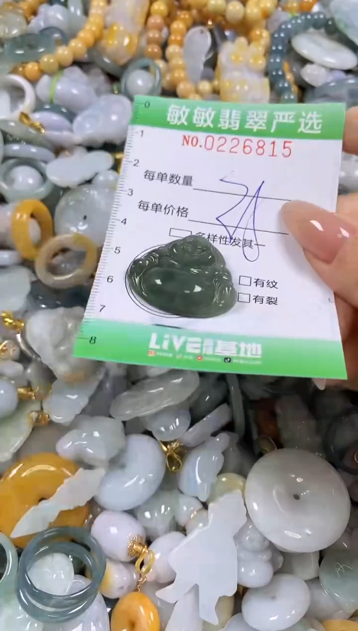 翡翠未镶嵌颈饰闪购0226815