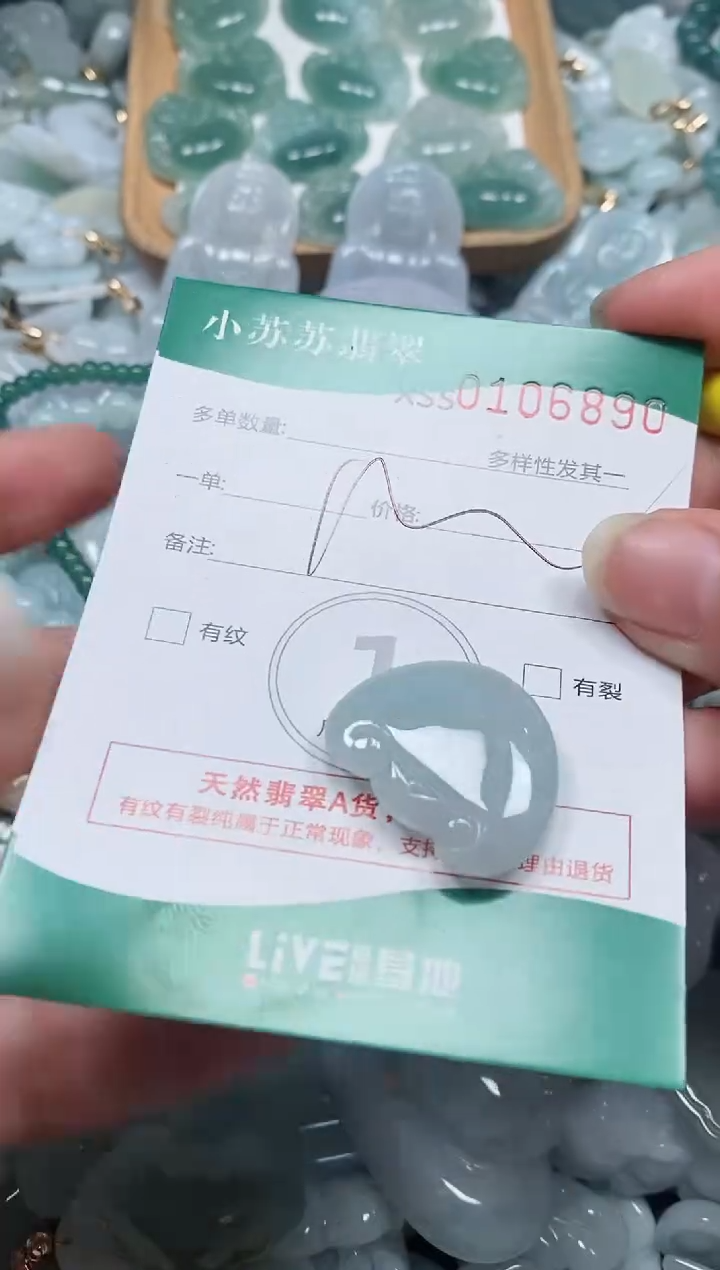 【闪购商品】翡翠颈饰未镶嵌闪购商品0106890