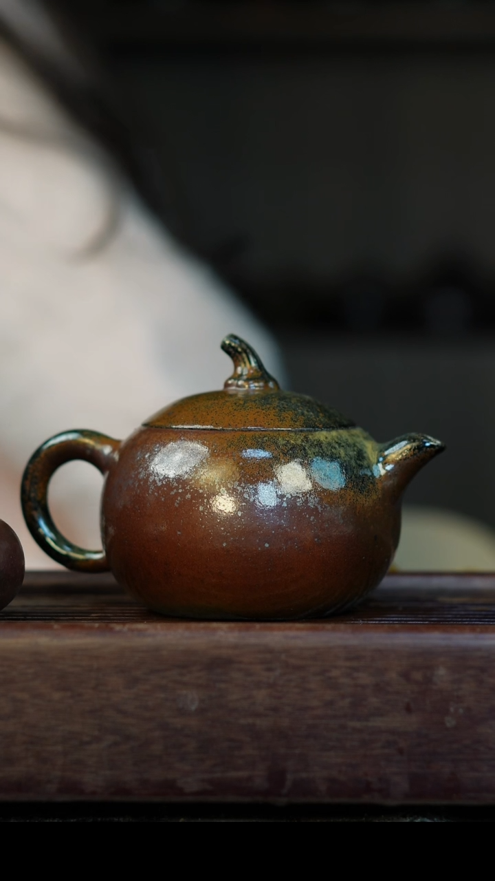 茶壶紫砂柴烧紫砂南瓜西施