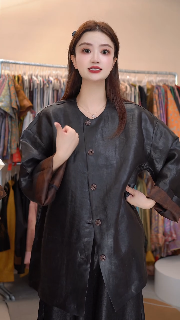 君子纤真丝女装新中式