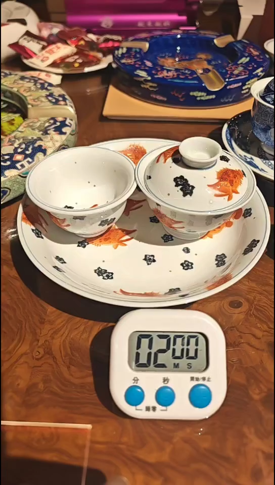 陶袁****）大锡斑茶具三件套无包装不退换22