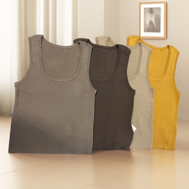 Pada.嘻&BLM【极简吊带】韩系简约舒适百搭针织吊带 567 Hi Fortune