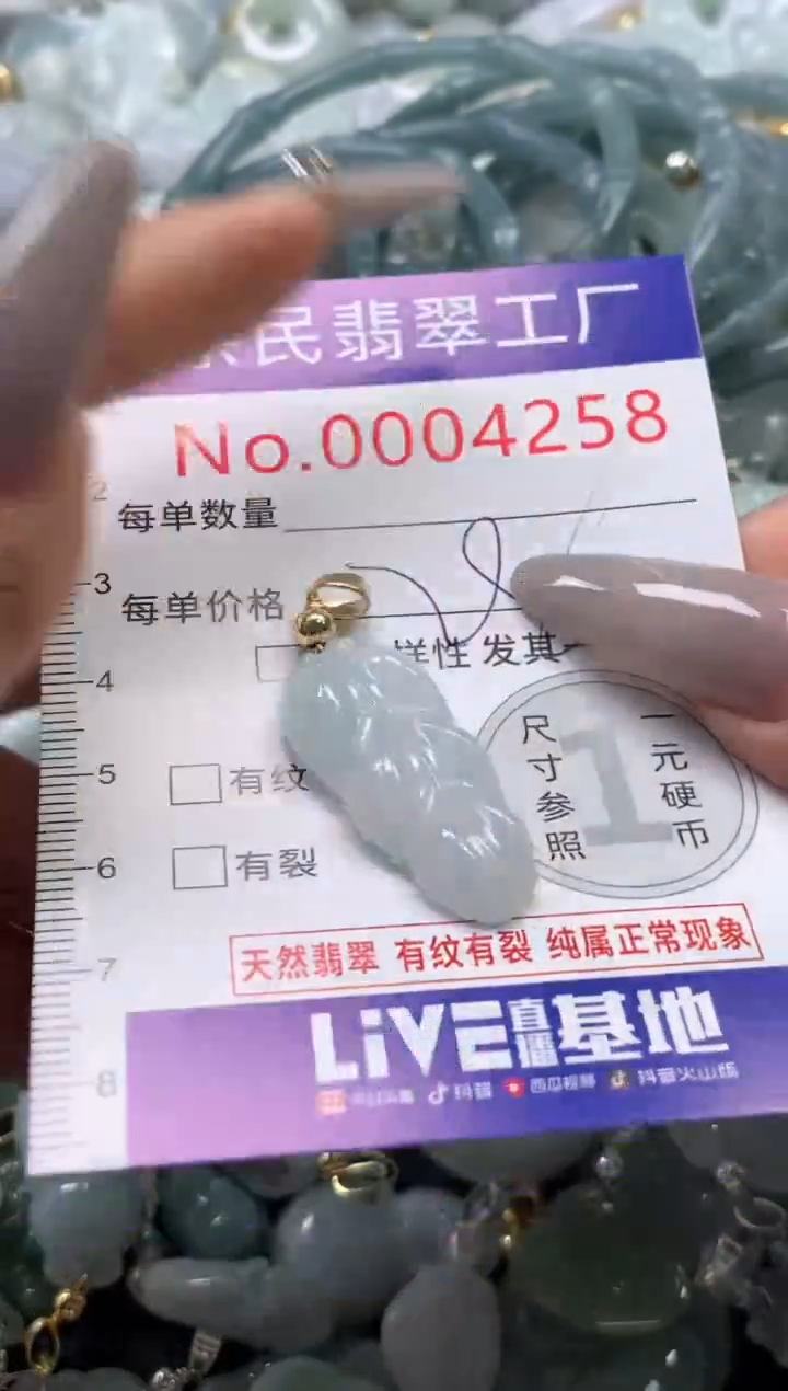 颈饰未镶嵌翡翠4258