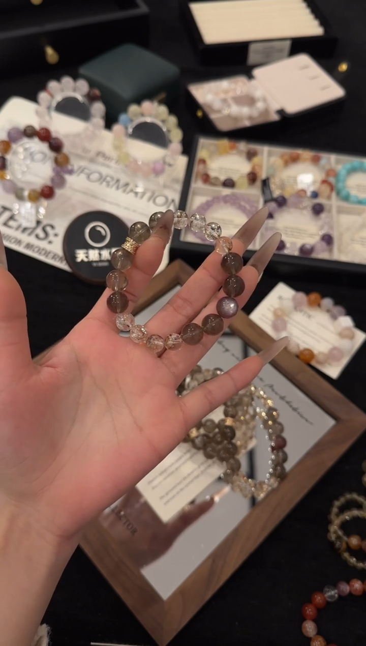 合金手链水晶茶水晶x3445