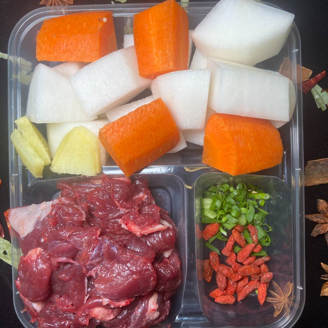 萝卜牛腩汤(350g—400g)