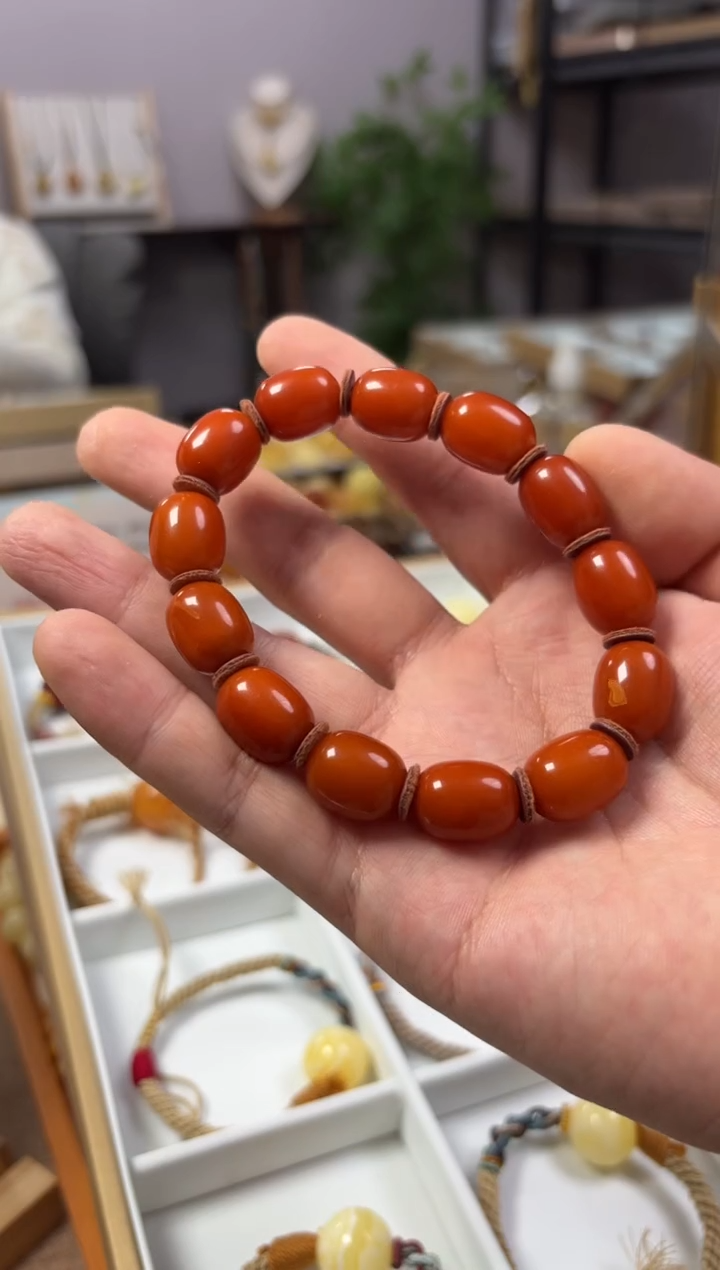 【闪购商品】蜜蜡裸石未镶嵌手串