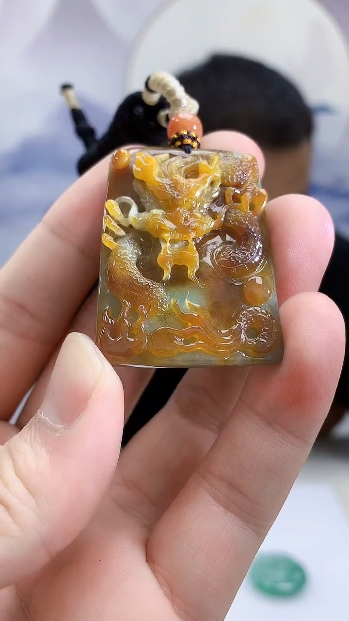 定制翡翠未镶嵌4898bb-毛货挂件92