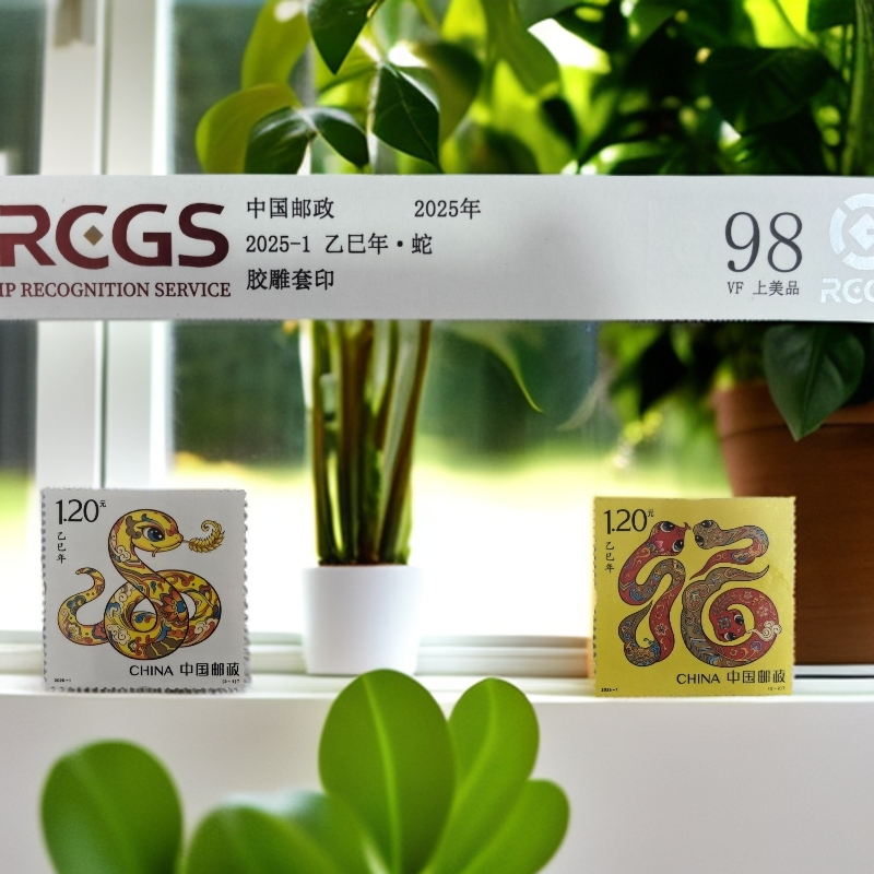 2025蛇年生肖邮票 评级版