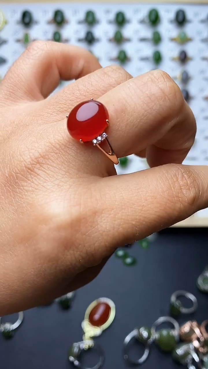 【闪购商品】南红玛瑙戒指未镶嵌1