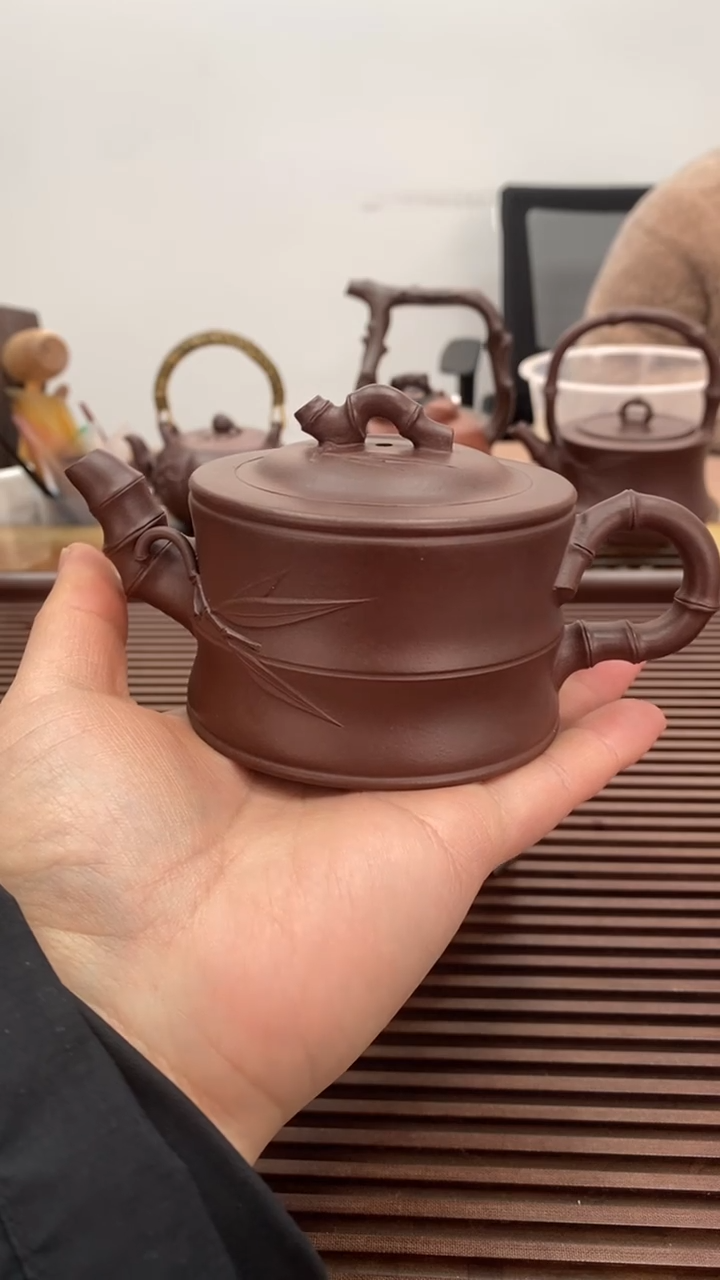 茶壶紫砂福利200毫升竹段