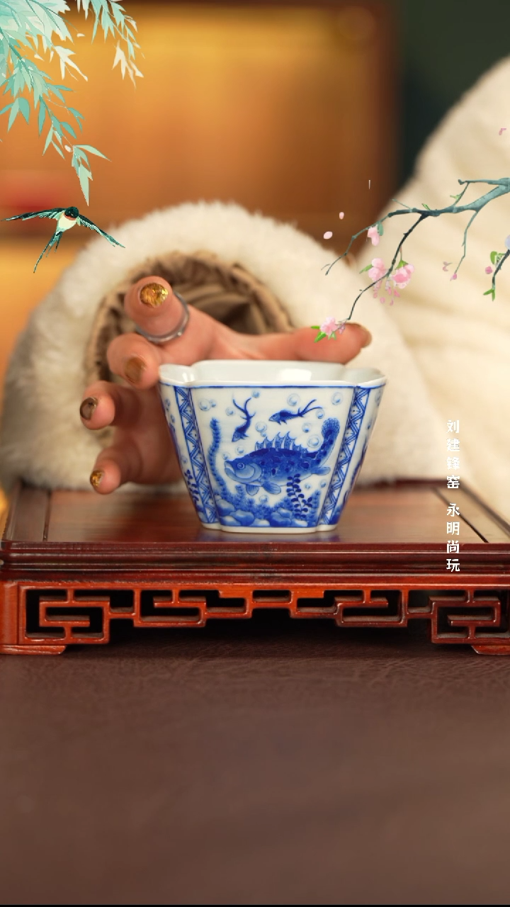 【闪购商品】杯子景德镇手工手绘陶瓷