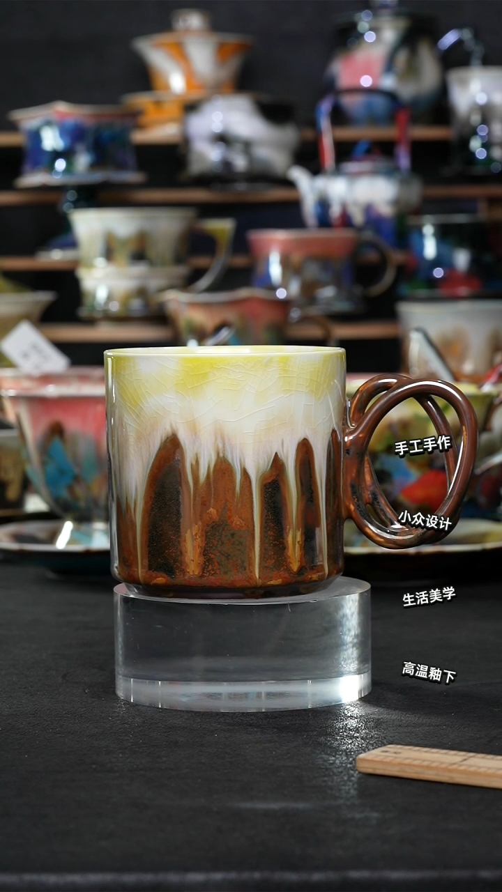 设计师款景德镇森涩手创陶瓷（食品级）932
