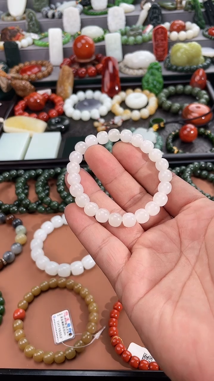 手串未镶嵌和田玉  多样性发一件THTY6581