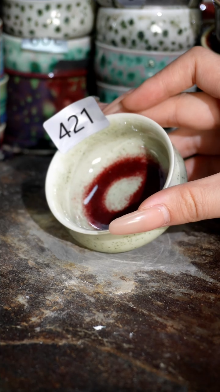 摆件精品窑变钧瓷茶器