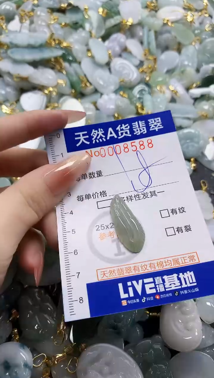 颈饰未镶嵌翡翠天然A货翡翠